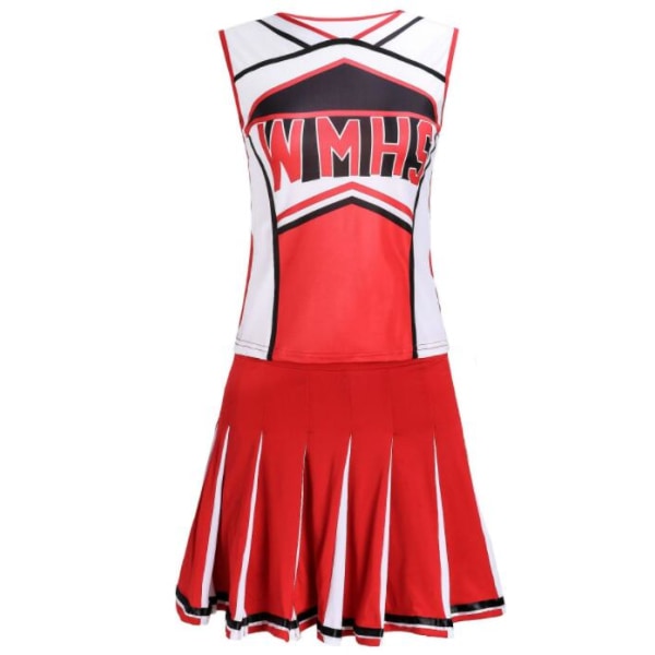 Naisten cheerleading-asu (punainen L)