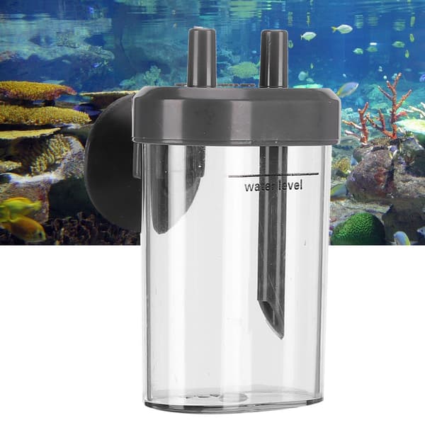 Bärbar Mini CO2 Bubbelräknare för Akvarier med Stark Sugkopp