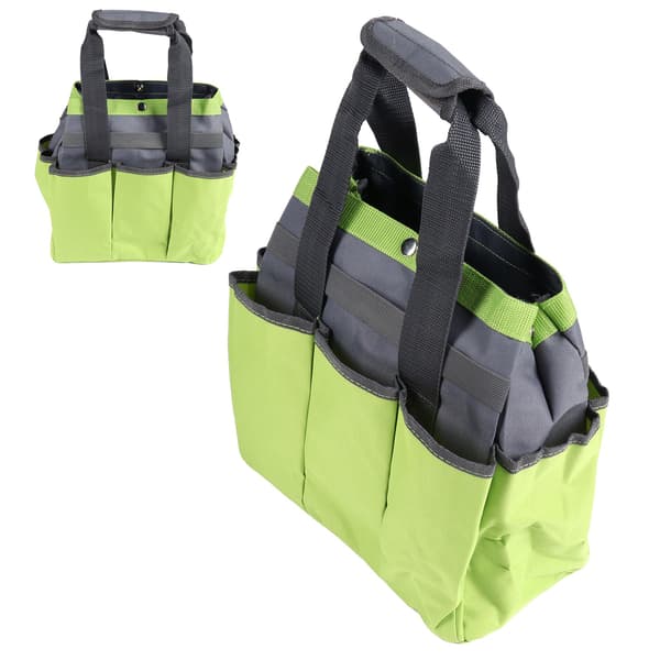 Bärbar Trädgårdsredskapsväska Organizer Set för Trädgårdsarbete Picknick Plantering