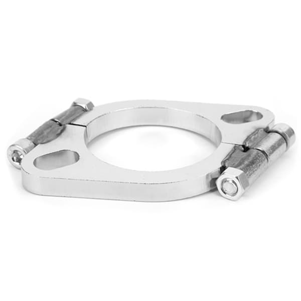 2,5 tommer 63 mm stål eksosflens flat oval delt reparasjonstilbehør