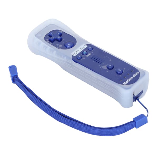 Wii U Fjernkontroll Vibrasjon Lyd Gamepad Motion Plus Tilbehør Mørkeblå
