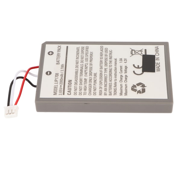 LIP1708 2000mAh erstatningsbatteri til PS5 trådløs controller CFI-ZCT1W