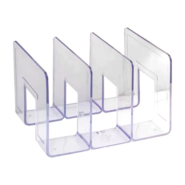 Transparent Handväska Organizer Förvaringshylla 3 Sektioner Sovrum PC Mini