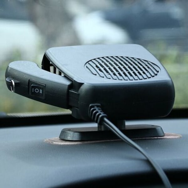 Bil automatisk køleblæser 12V 150W bærbar 2 i 1 keramisk defroster blæser Universal til de fleste biler