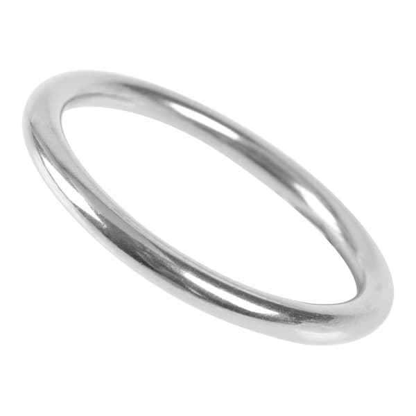 Dykkerudstyr til kæledyr 304 rustfrit stål svejset O-ring 5 mm linjediameter 35 mm indvendig diameter