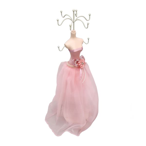 Mannequin Smykker Display Stativ Kvinder Pige Halskæde Ørering Armbånd Holder Rack