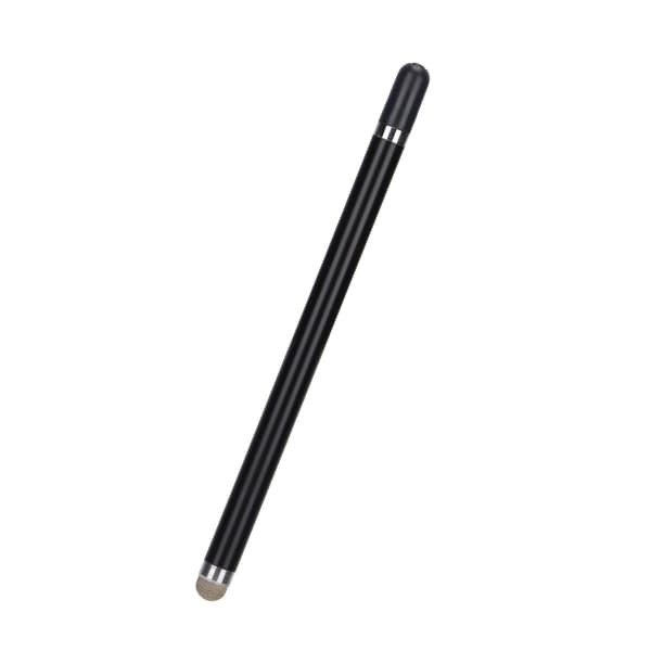 Bløde, lydløse fiberstift-penne til touchscreen-tablets, sort