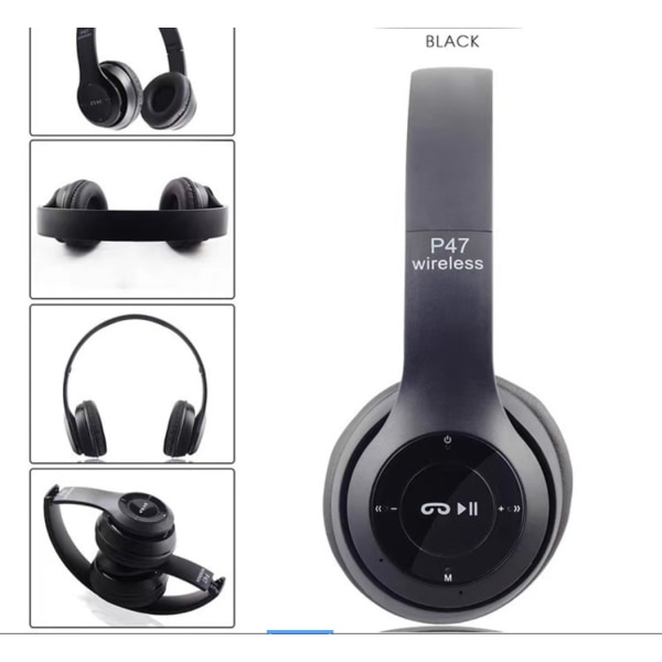 Stereo P47 kuulokkeet (musta)
