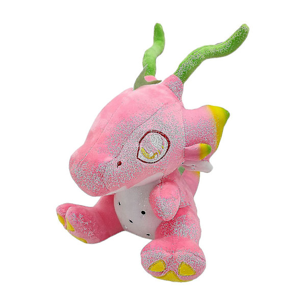 Dragon Fruit Makron Plyslegetøj Kawaii Pitaya Dinosaur Blødt dyrelegetøj til børn Piger Gift S Green