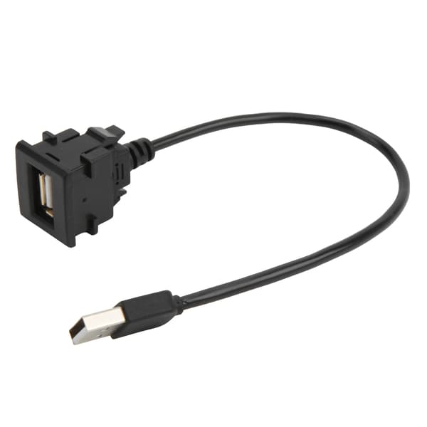 Bil Ledning USB Udgang Forlænger Han til Hun Multipel Beskyttelse 12V‑30V Input Erstatning for Camry Prius