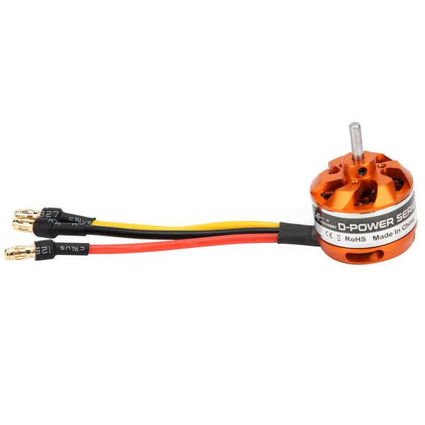 D2822 borstlös motor med adapter RC-motorbyte för RC-flygplan med fast vinge (1450KV)