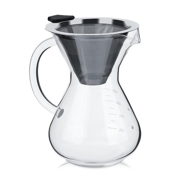 Glas Handdrop-Kaffemaker med Vågskala - 400ml