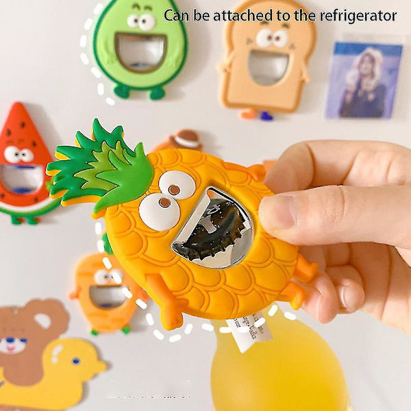 Flasköppnare, öl Flasköppnare Kreativ kylskåpsmagnet för pappa