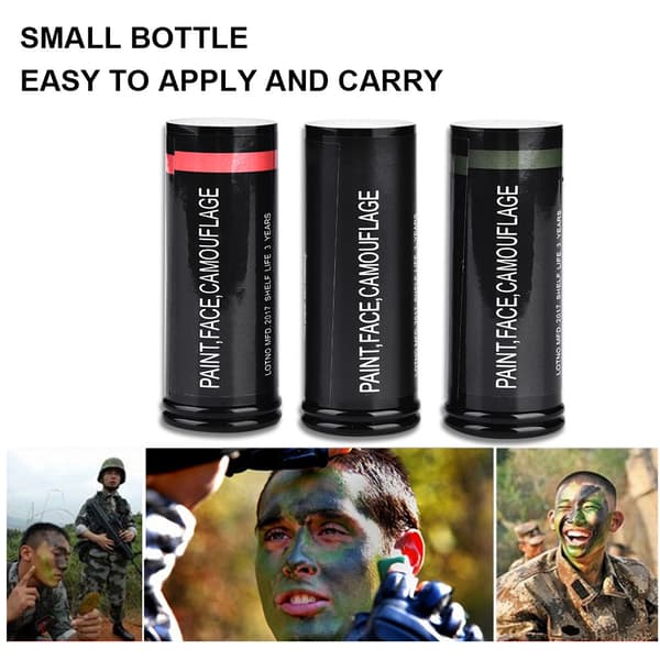 Bionic Oil Militär Kamouflage Ansiktsfärg Utomhus