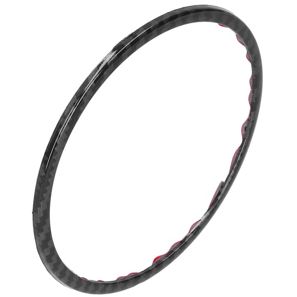 Mazda 3 Axela 2020 Kulfiber Blank Sort Ratpanelkappe Trim Paljetter Cirkelmærke Ring