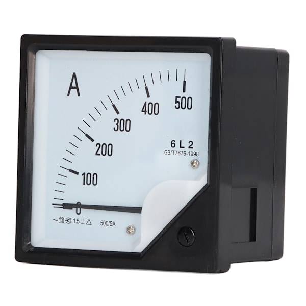 Analog Amperemeter Pekare AC Strömmätare 0-500A Amp Testpanel