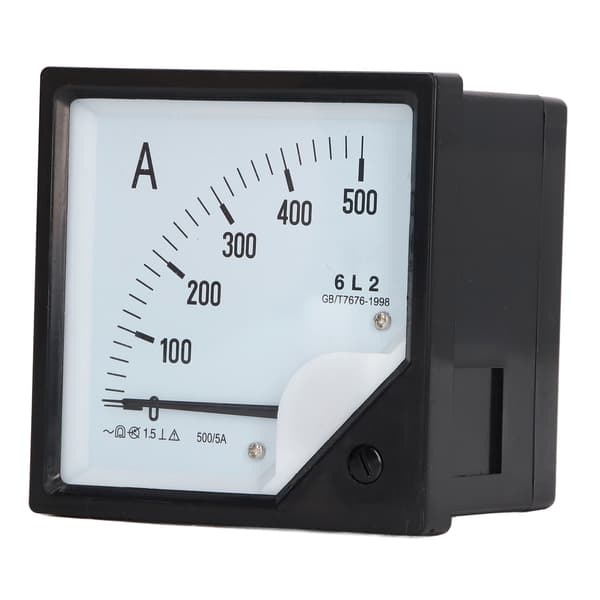 Analogt Amperemeter Pointer AC Strømmåler 0-500A Amp Tester Panel