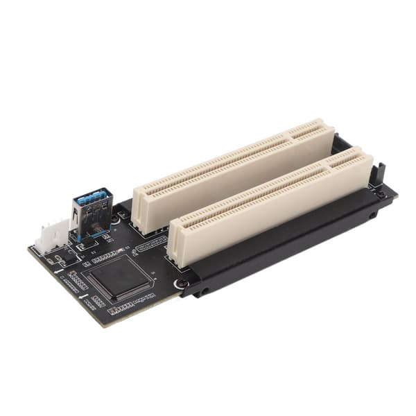 PCI E til Dual PCI Kort Plug and Play PCB Materiale Blå LED Dual PCI Udvidelseskort til WIN