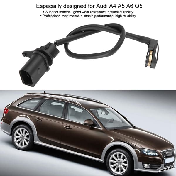 Sensor for slidindikator på forreste bremseklods 8T0907637 8K0615121 til Audi A4 A5 A6 Q5