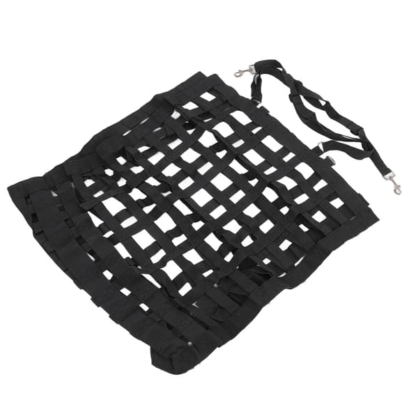 Hestehø Slow Feeder Pose Stor Kapacitet Sort