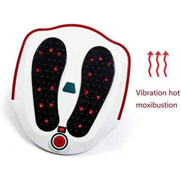 Elektrisk fotmassager Uppvärmd fotmassager Blodcirkulationsmaskin mot tunga ben Ergonomisk anordning Fotvård och