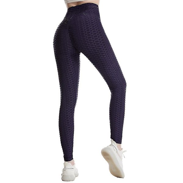 Naisten korkeavyötäröiset superjoustavat leggingsit Navy Blue 2XL