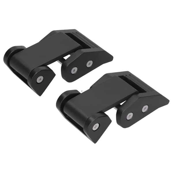 Motorhjelm Låsbeslag Kit Aluminium Legering Sort Passer til Jeep Wrangler / Gladiator