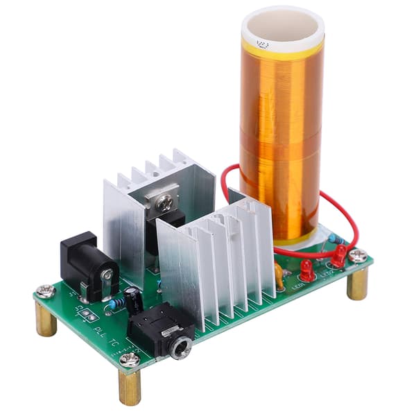Tesla Coil Module DIY Mini Plasma Högtalare Elektroniksats 15W DC 15-24V 2A