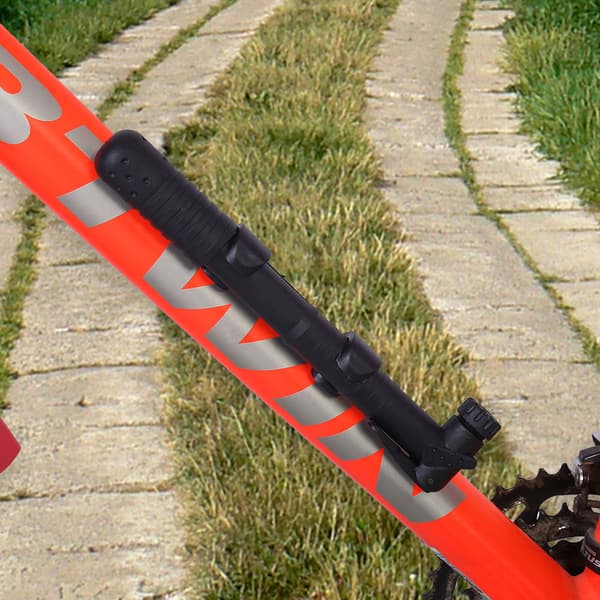 Bärbar Mini Cykeldäckpump i Nylon 120 PSI Inflator