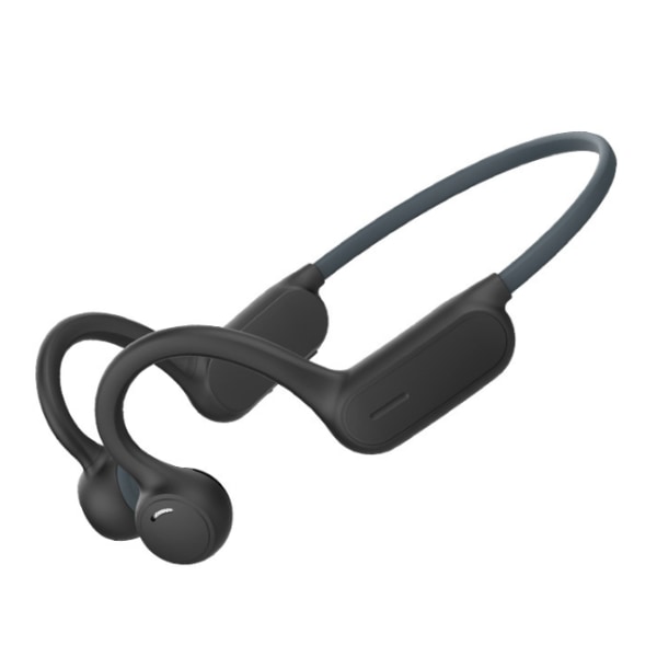 Vedenpitävät Bluetooth 5.0 Bone Conduction -korvakuulokkeet (musta)