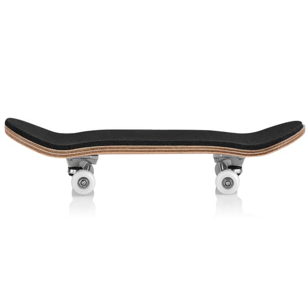 Lonn Trälegering Greppbräda Finger Skateboards Stress Relief Gåva Vit Låda