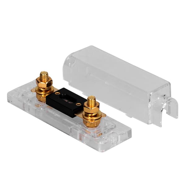 100A Röd Koppar Högtrycksresistor Säkringsblock för Marinbåt Bil