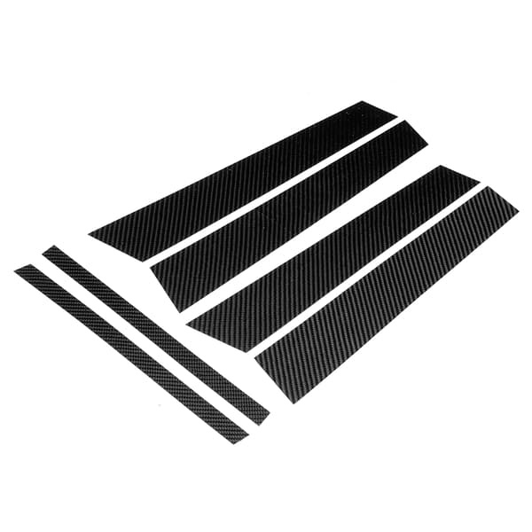 6 stk/sett B-stolpebekledning karbonfiber utvendig deksel dekor passer til X1 E84 2011-2015
