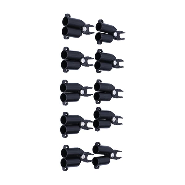 10-pack A-typ Trädgårdsstöd för växter Kopplingsklämmor 16 mm ID Fästpinnar