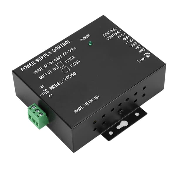 12V 3A Dörröppningssystem Strömförsörjning Svart 100-260V