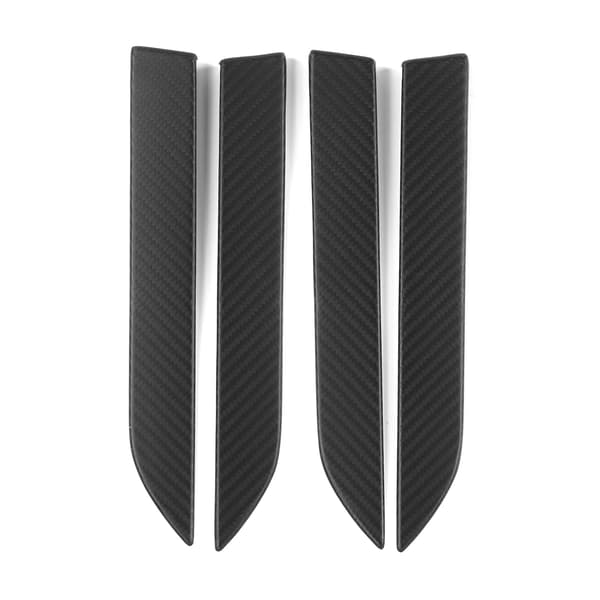 Tesla Model X 2016 2021 4. Dørhåndtak Deksel Matt Karbonfiber Trim
