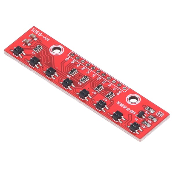 8-kanals infraröd detekteringssensor PCB 8-bitars detektor jaktkort spårningsmodul