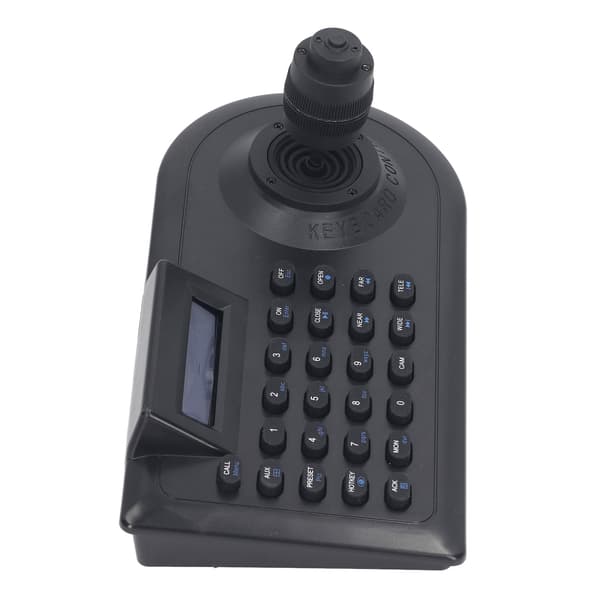 LCD Analog PTZ Kamera Tastatur med 4D Joystick PTZ Speed Dome Kamera Kontroll for Linux EU Plugg 100‑240V