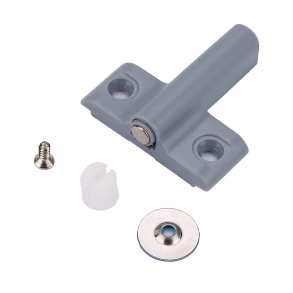 10-pakning magnetisk skapdørfangerbuffer, håndtaksfri skuff, rebound-støtfanger, liten
