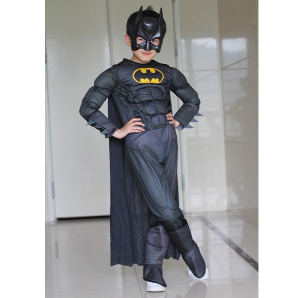 Batman kostym, svart L