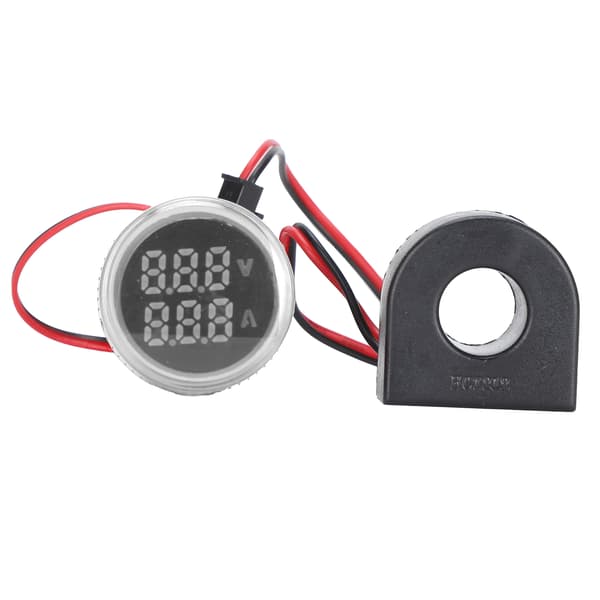 Universal 2 Display AC Spændingsindikator Lys 60 til 500V Hvid