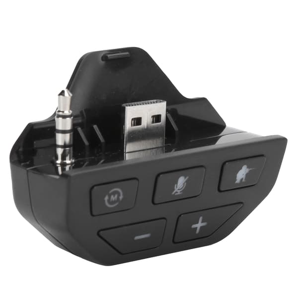 Xbox One Trådløs Gamepad Headset Adapter Kontroller Lydkonverter Svart