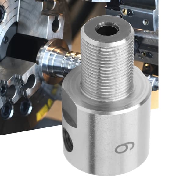 Rustfrit stål M14x1 krumtapaksel til K01 50 63 og K02 50 63 drejebænke 6mm