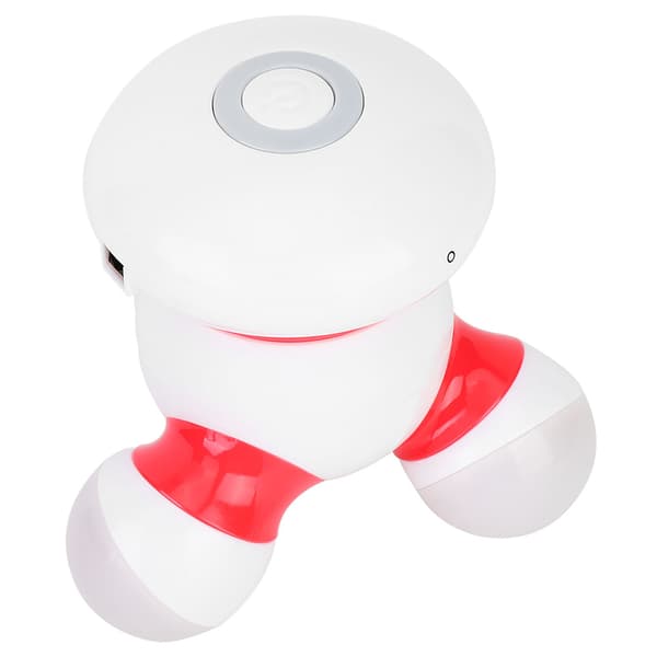 USB Mini Kropsmassager Håndholdt Elektronisk Massager med LED-lys