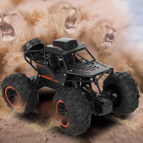 1:18 RC-auto WIFI-kameralla - Musta