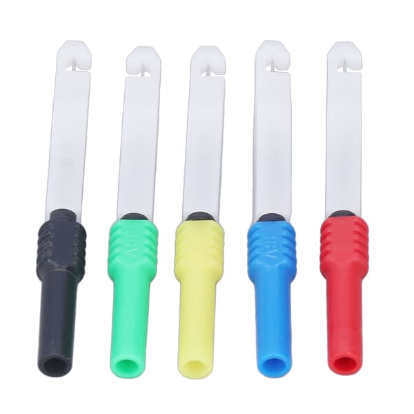 5 stk 0,7 mm mini testprobe ledningspiercingnåler med kappe J30009