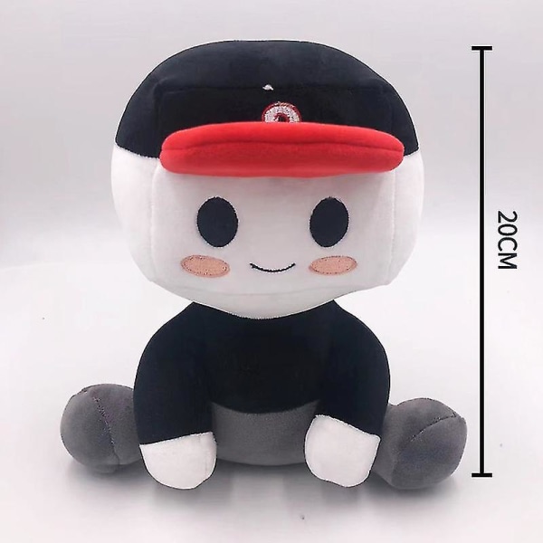 Blox Buddies pehmolelu nukke nukke Peli Oheislaite pehmonukke A Black Hat Doll 160G