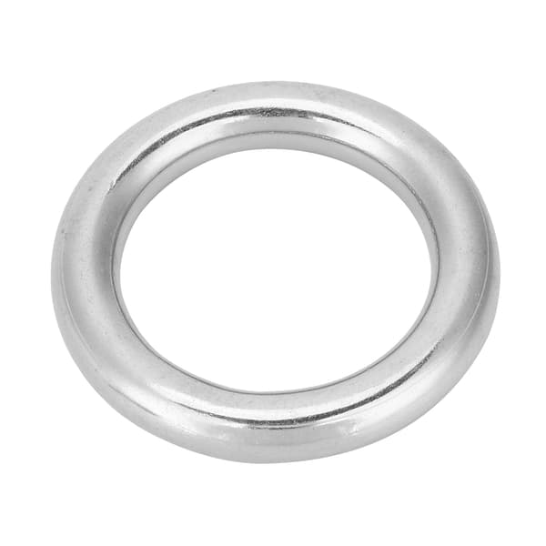 304 Rustfrit Stål Båd Marine Svejsede Ring O Rund Ring Poleret Cirkel 12*50mm