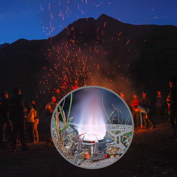 Bærbar campingkogeplade i aluminiumslegering: Kompakt og effektiv