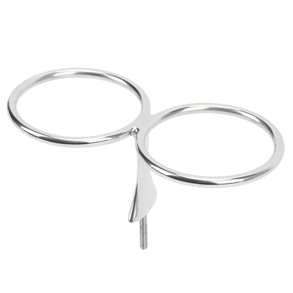 Dobbelt Ring Kopholder Rustfrit Stål Drikkeholder til Marine Yachts Både RV